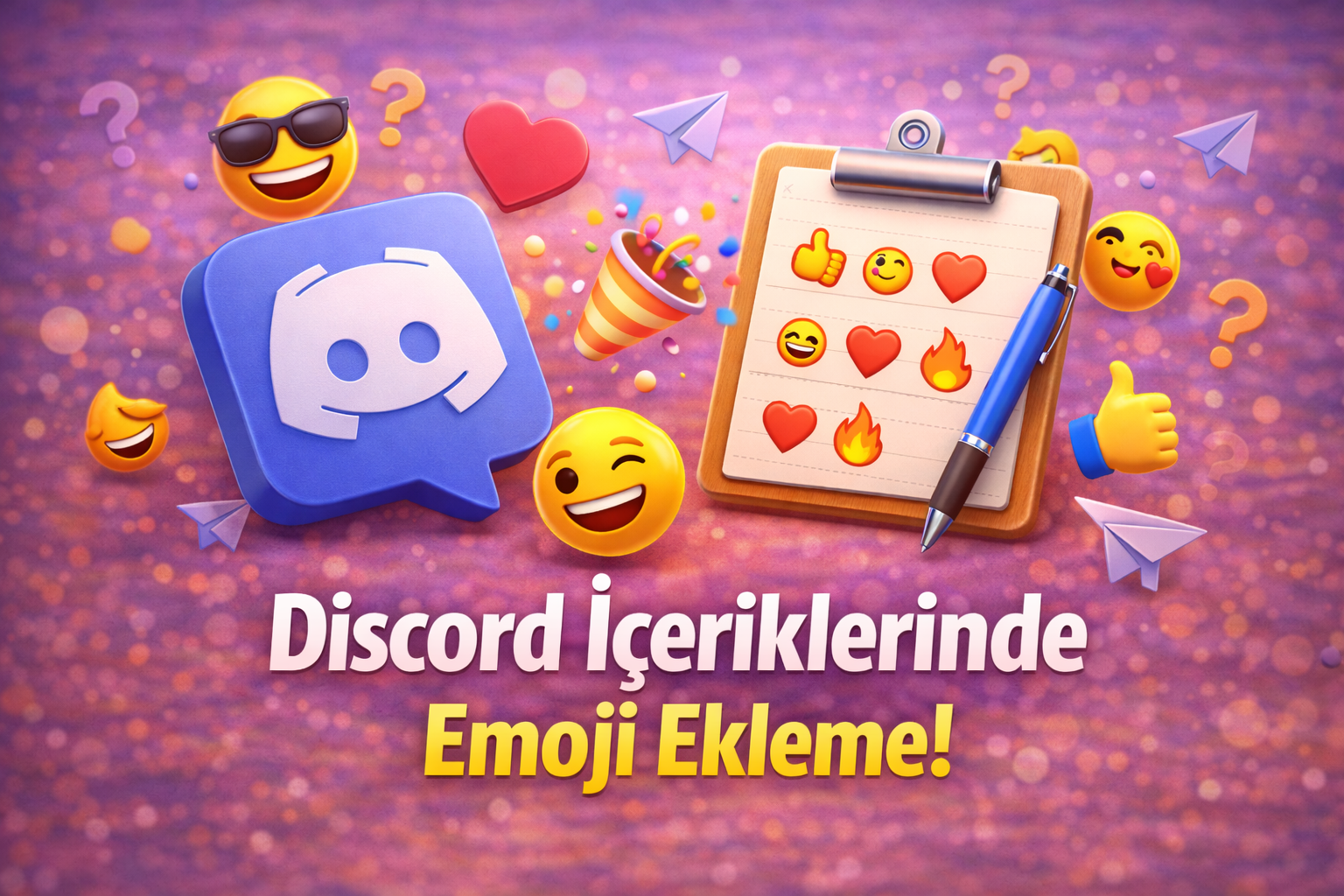 Discord İçeriklerinde Emoji Ekleme!