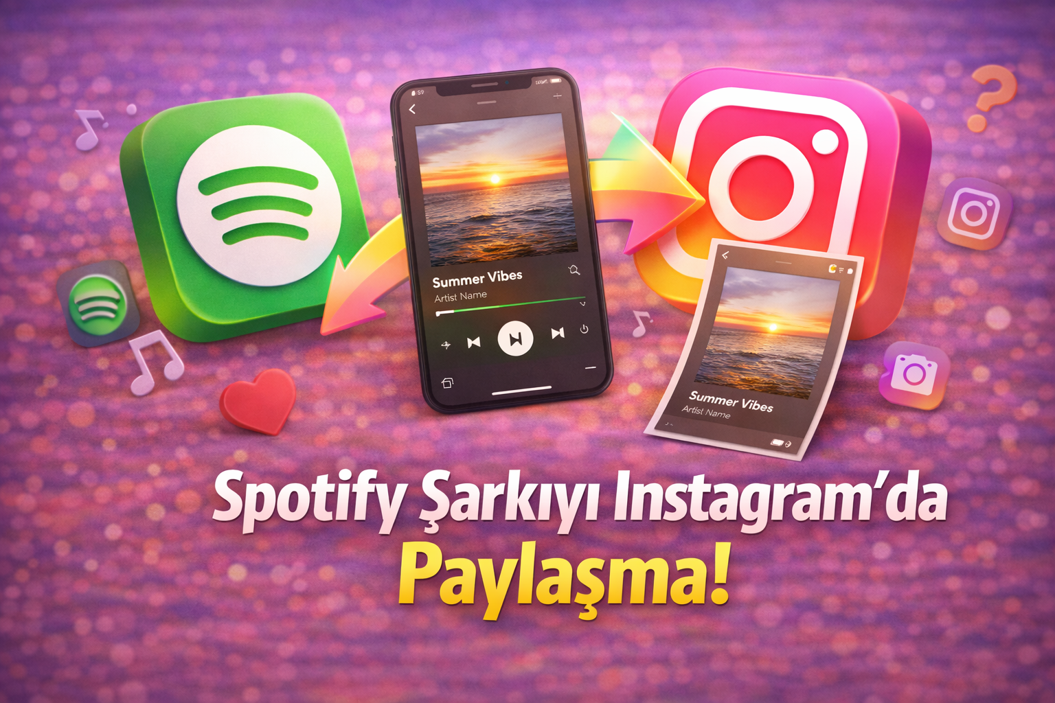 Spotify Şarkıyı Instagram′da Paylaşma!